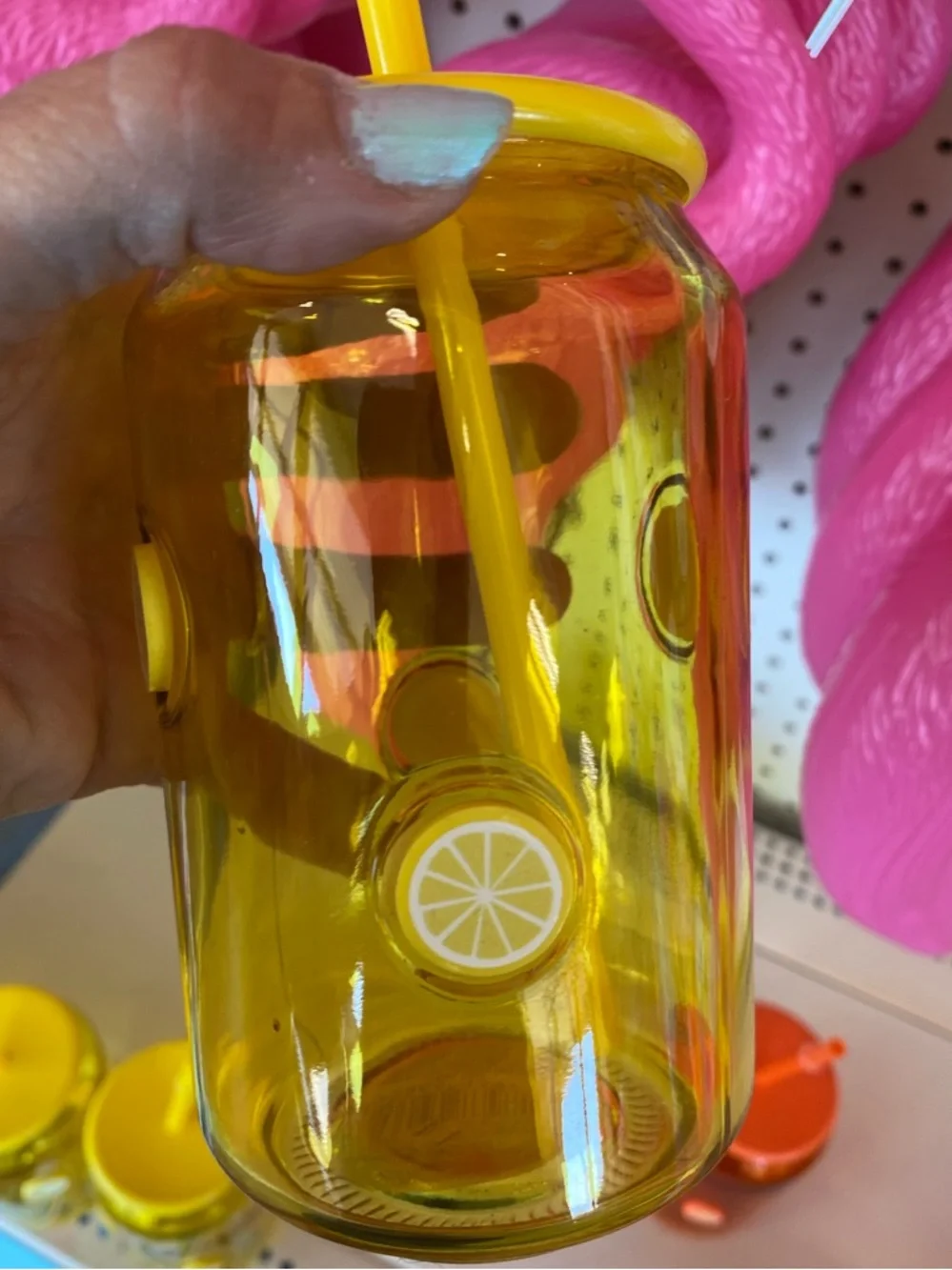Yellow Citrus Jar - Picture 2 of 2